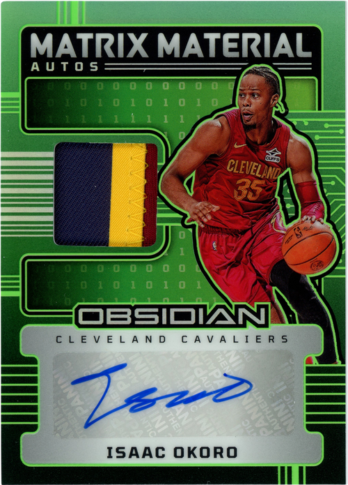 Isaac Okoro trading card