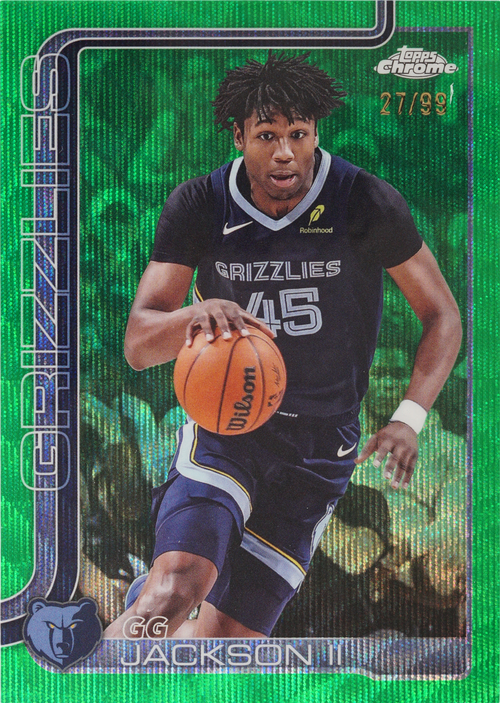 GG Jackson II trading card