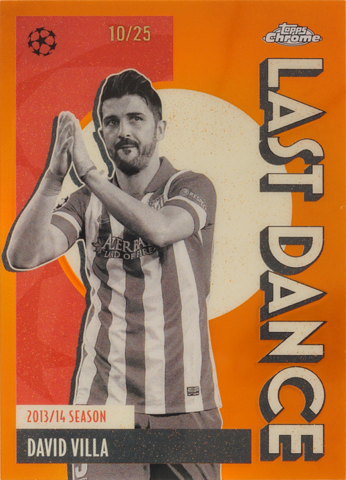 David Villa trading card