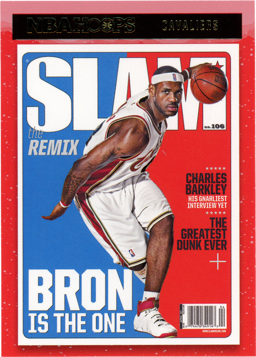 LeBron James trading card