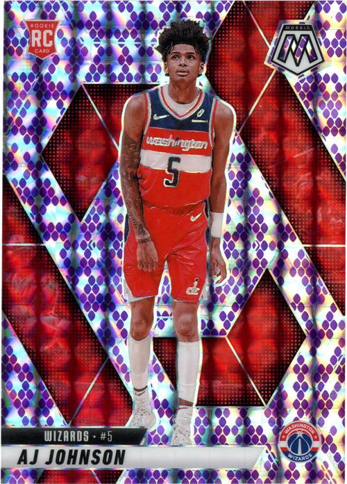 AJ Johnson trading card