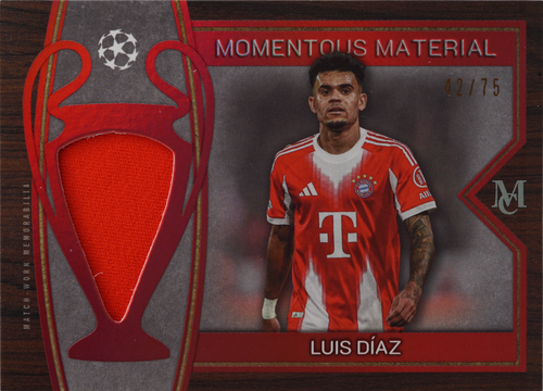 Luis Díaz trading card