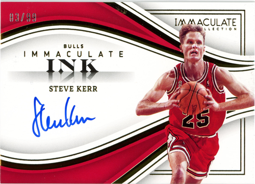 Steve Kerr trading card