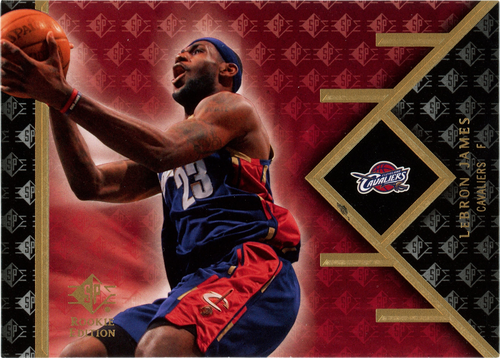 Lebron James trading card