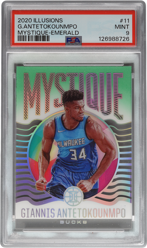 Giannis Antetokounmpo trading card