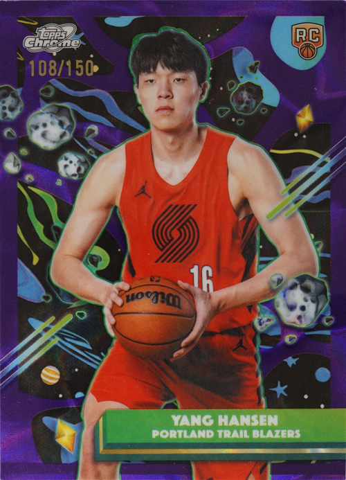 Yang Hansen trading card