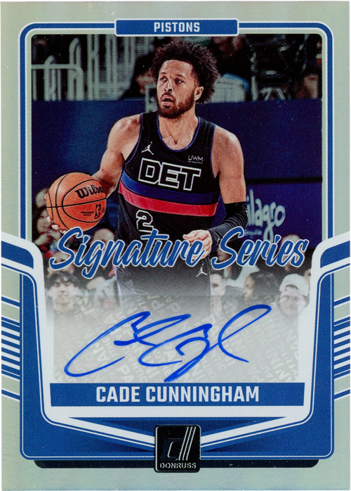 Cade Cunningham trading card