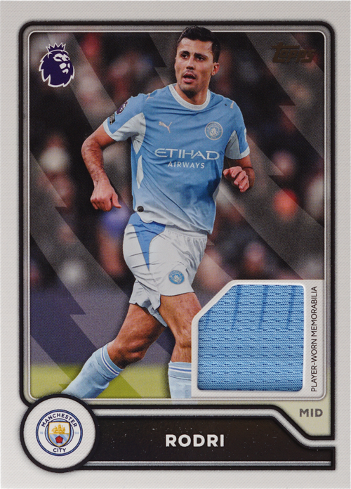 Rodri trading card