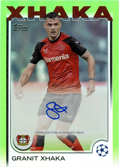 Granit Xhaka trading card