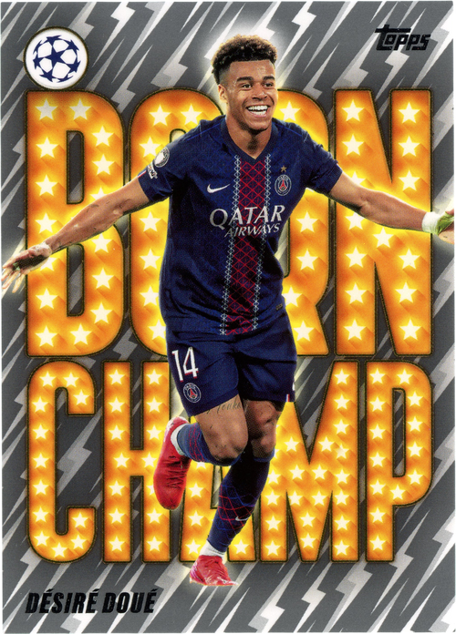 Désiré Doué trading card