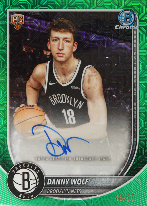 Danny Wolf trading card
