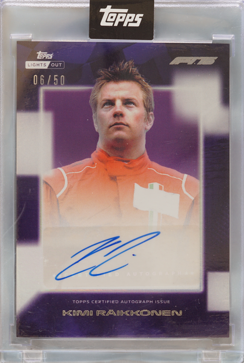 Kimi Räikkönen trading card