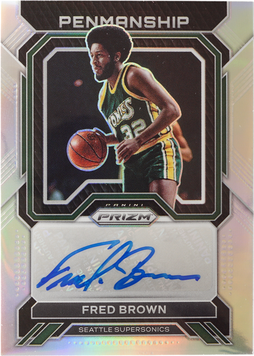 Fred Brown trading card