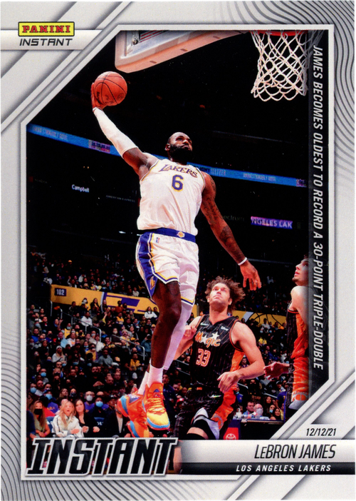LeBron James trading card
