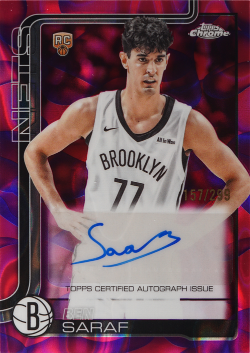 Ben Saraf trading card