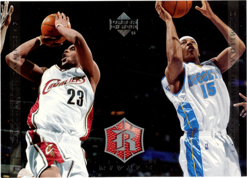 LeBron James / Carmelo Anthony trading card