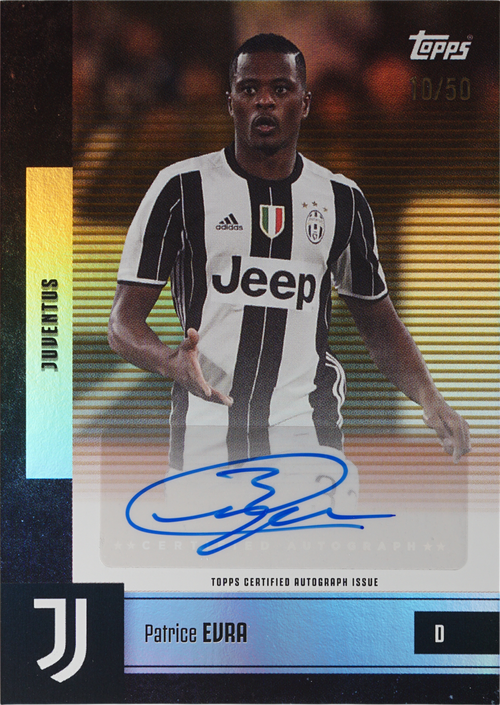 Patrice Evra trading card