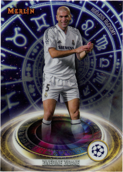Zinédine Zidane trading card