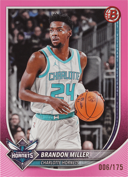 Brandon Miller trading card