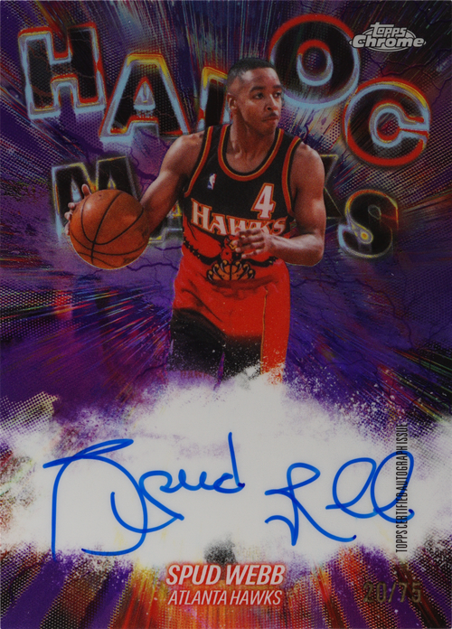 Spud Webb trading card