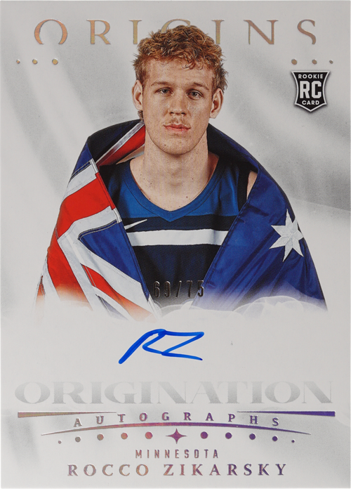Rocco Zikarsky trading card