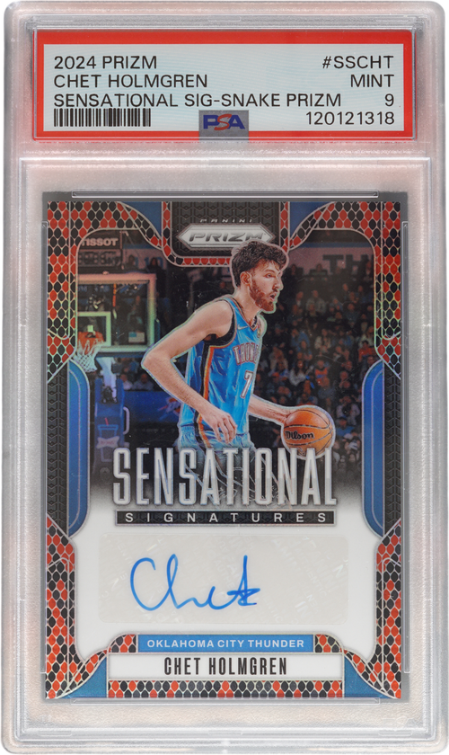 Chet Holmgren trading card
