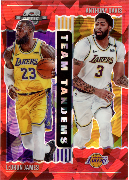Anthony Davis/LeBron James trading card