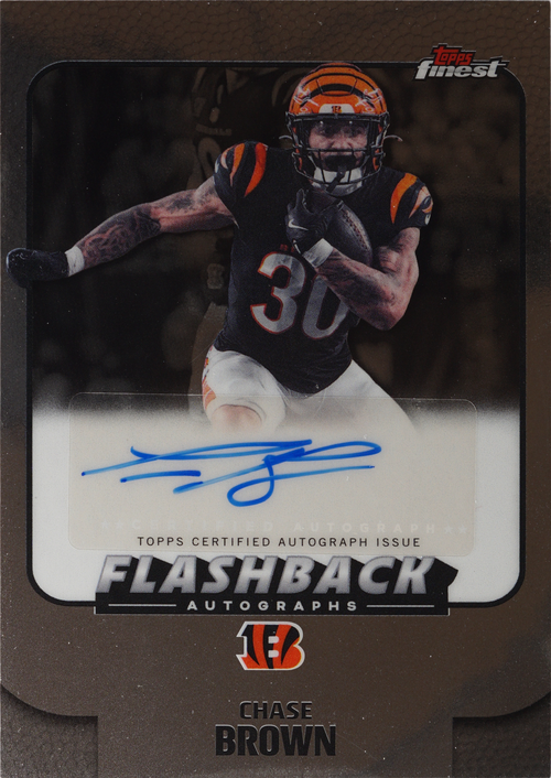 Chase Brown trading card