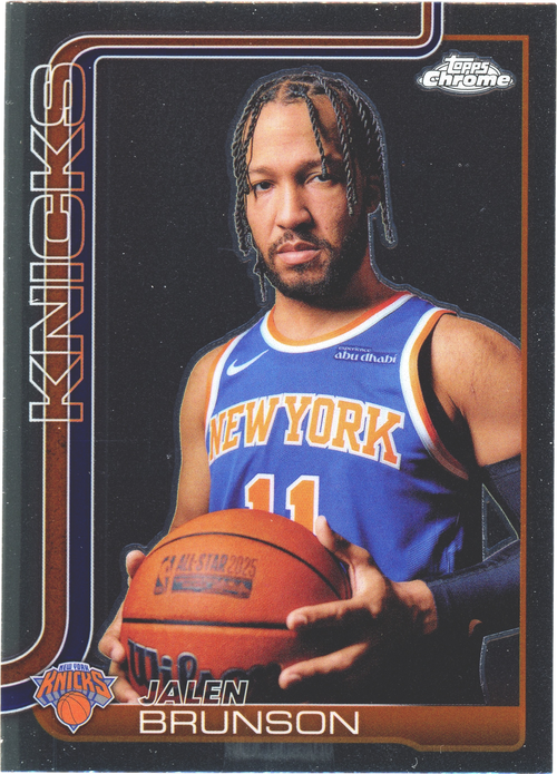 Jalen Brunson trading card