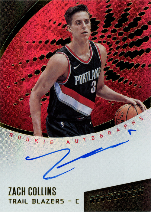 Zach Collins trading card