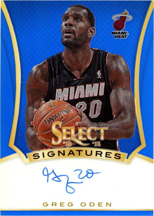 Greg Oden trading card
