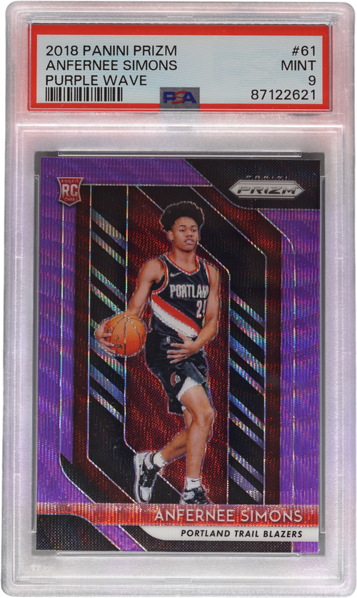 Anfernee Simons trading card