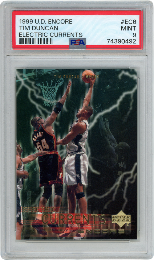 Tim Duncan trading card