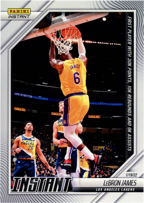 LeBron James trading card