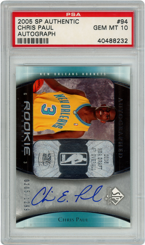 Chris Paul trading card