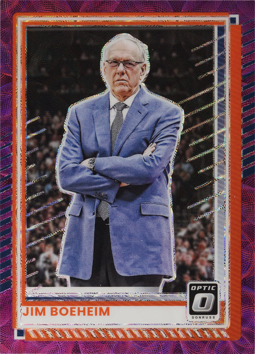 Jim Boeheim trading card