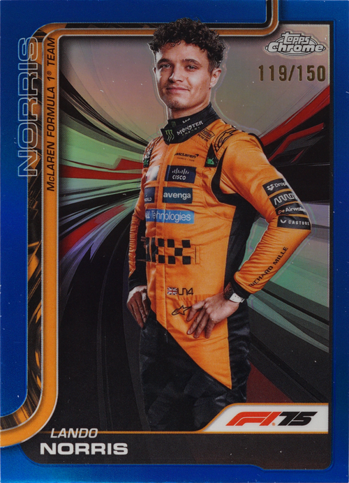 Lando Norris trading card