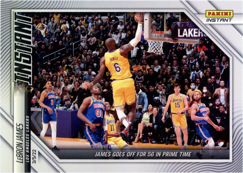 LeBron James trading card