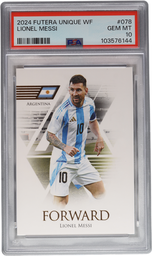 Lionel Messi trading card