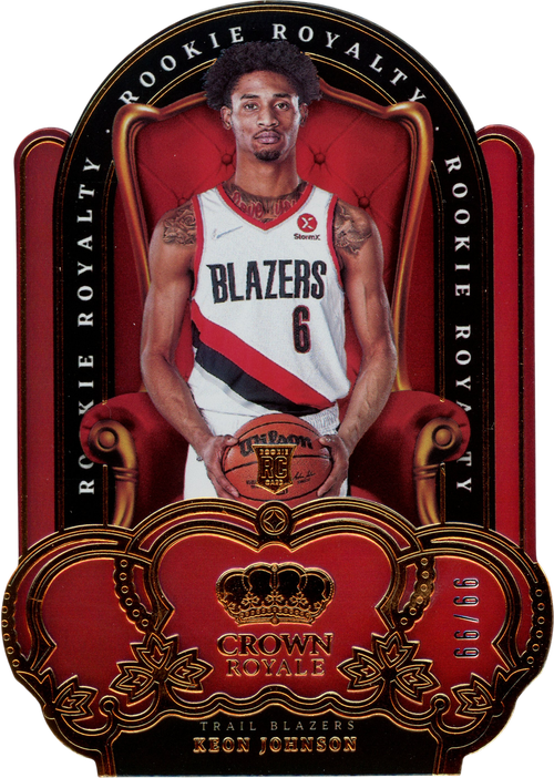 Keon Johnson trading card