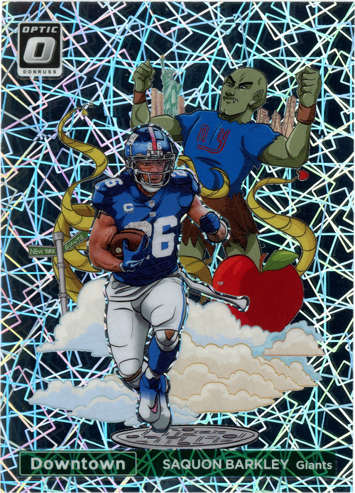 Saquon Barkley trading card