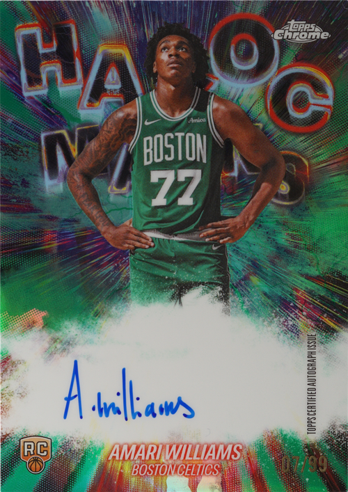 Amari Williams trading card