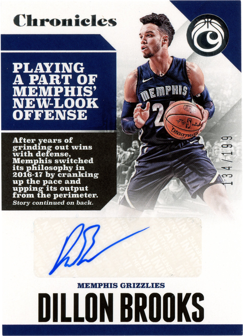 Dillon Brooks trading card