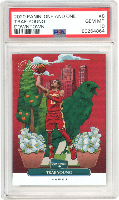 Trae Young trading card