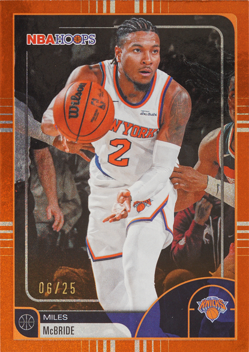 Miles McBride trading card