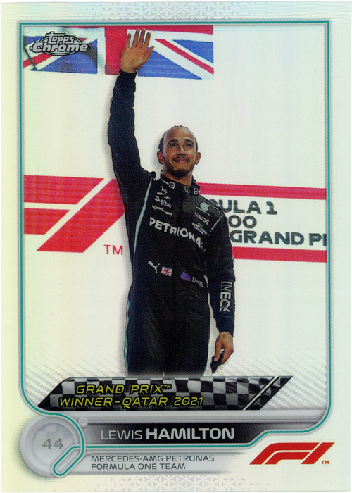 Lewis Hamilton trading card
