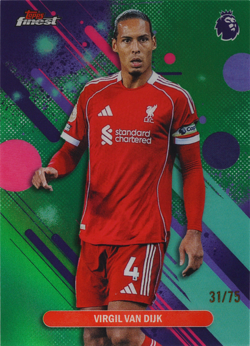 Virgil van Dijk trading card