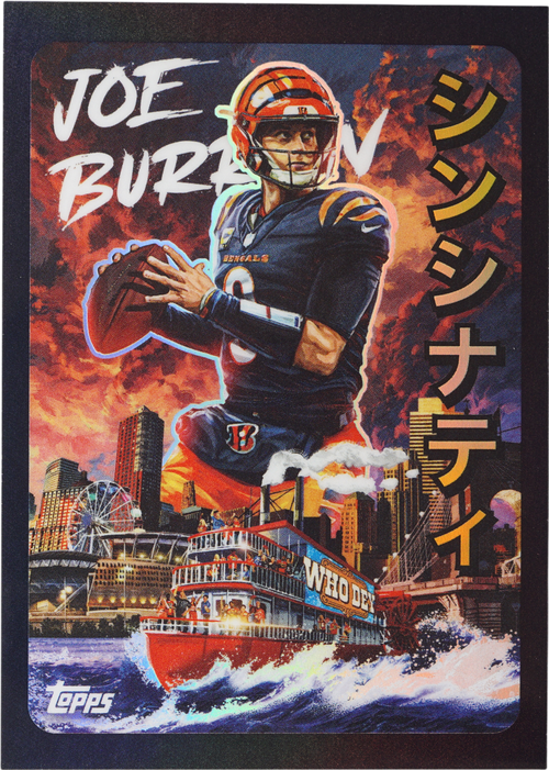 Joe Burrow trading card