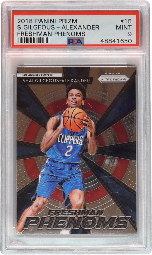 Shai Gilgeous-Alexander trading card