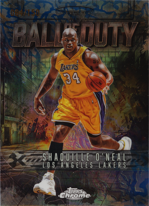 Shaquille O’Neal trading card